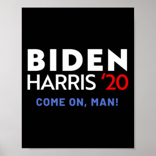 Poster Harris Vem Homem Liberal Democrata 2020 Eleição