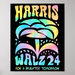 Poster Harris Waltz 2024 Eleição Kamala Harris Tim Waltz
