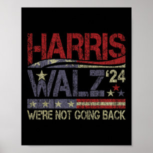 Poster Harris Waltz 2024 Harris Waltz Nós Não Vamos Ba