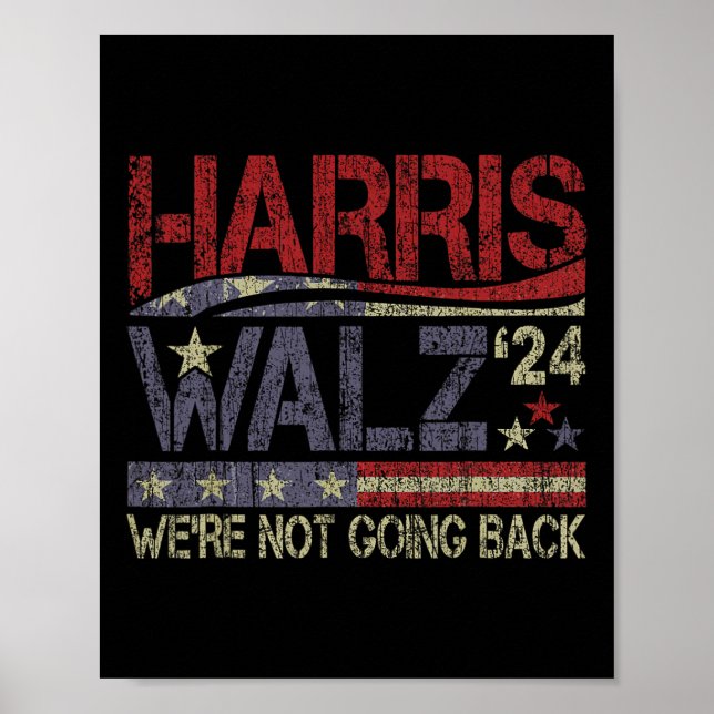 Poster Harris Waltz 2024 Harris Waltz Nós Não Vamos Ba (Frente)