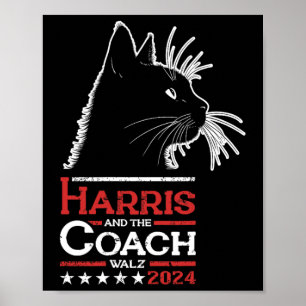 Poster Harris Waltz Cat Lady Harris Waltz 2024 Kamala Har