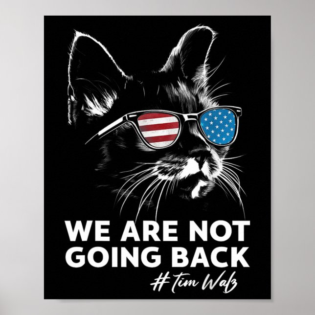 Poster Harris Waltz Nós Não Vamos Voltar Kamala Harris 2 (Frente)