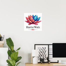 Poster Harris Walz 2024 -