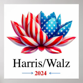 Poster Harris Walz 2024 -