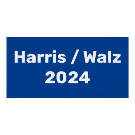 Pôster Harris / Walz 2024 Campanha Presidencial