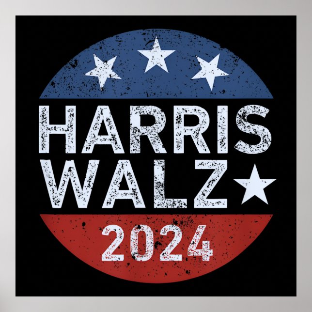 Poster Harris Walz Waltz (Frente)