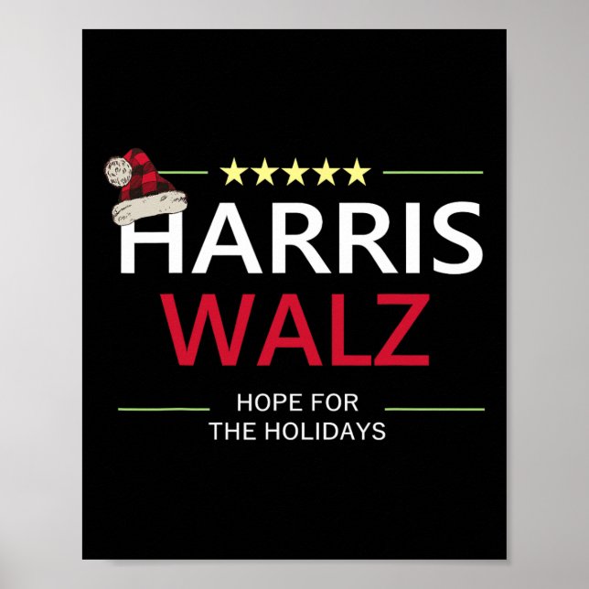 Poster Harris Wheimer Christmas Hope For The Holidays Dem (Frente)