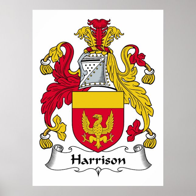 Poster Harrison Family Crest (Frente)