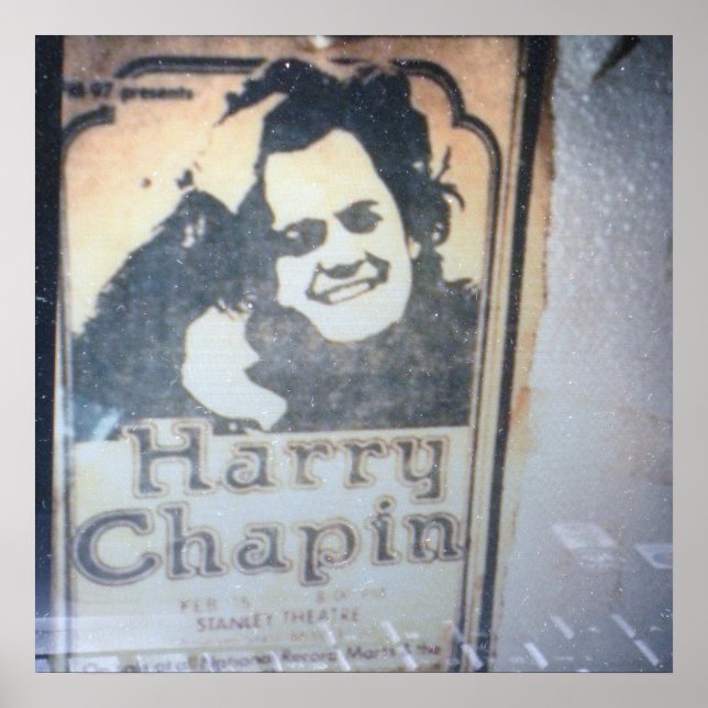 Pôster harry chapin em pittsburgh (Frente)