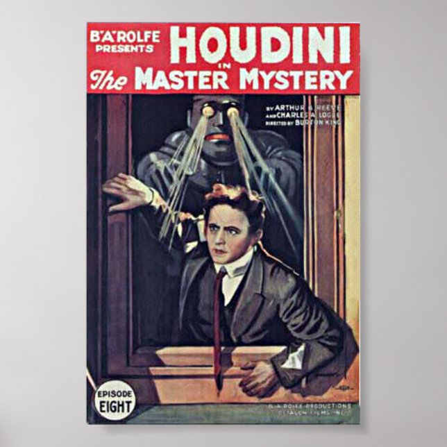 Pôster Harry Houdini (Frente)