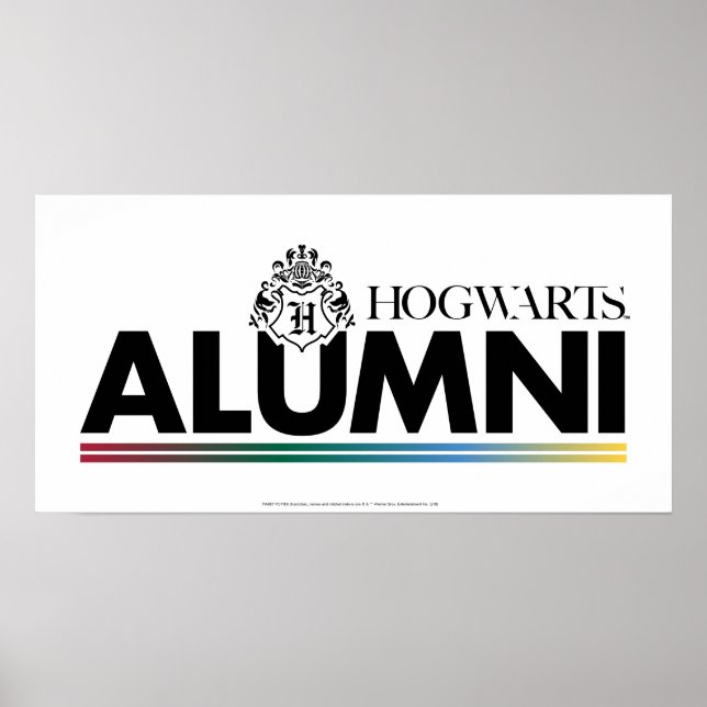 Poster Harry Potter | Alumínio HOGWARTS™ (Frente)