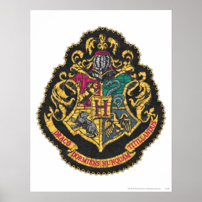 Poster Harry Potter | Brasão de Hogwarts (Frente)