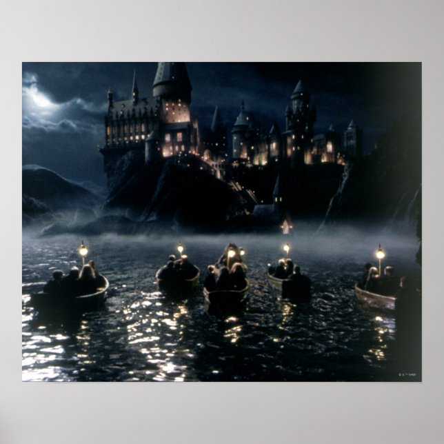 Poster Harry Potter Castle | Chegada em Hogwarts (Frente)