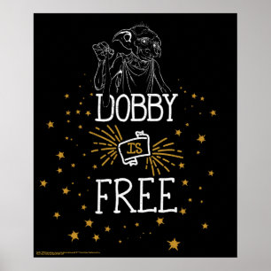 Poster Harry Potter  Dobby Is Free
