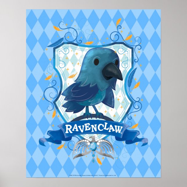 Poster Harry Potter | Encantador Brasão da CORVIDAS™ (Frente)