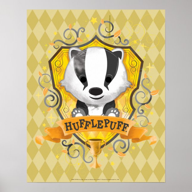 Poster Harry Potter | Encantamento de HUFFLUFF™ (Frente)