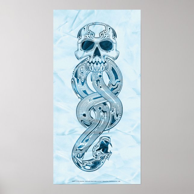 Poster Harry Potter | Gráfico Aguamenti Dark Mark (Frente)