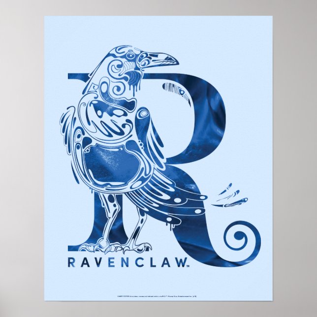 Poster Harry Potter | Gráfico Aguamenti RAVENCLAW™ (Frente)