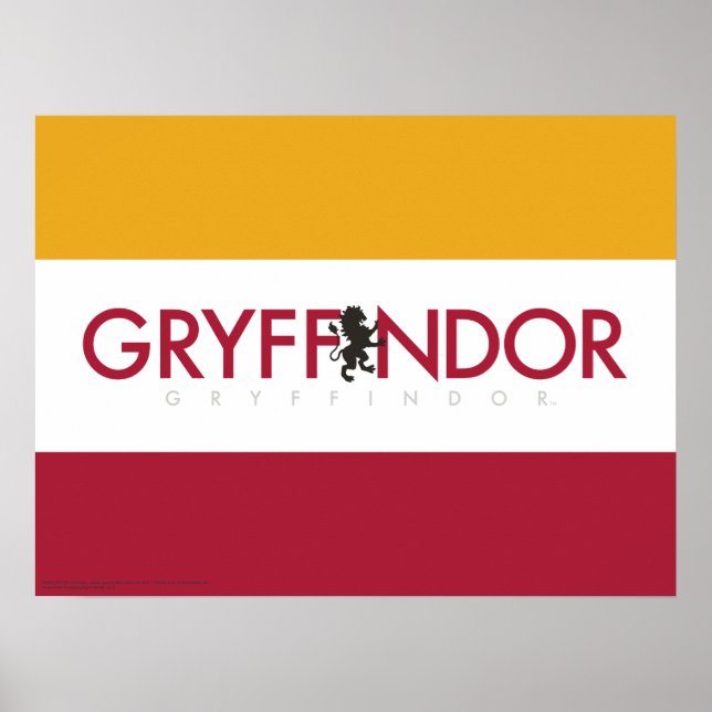 Pôster Harry Potter | Gryffindor House Pride Crest (Frente)