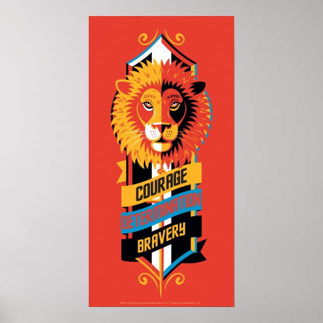 Poster Harry Potter | GRYFFINDOR™ Portas Sinal (Frente)