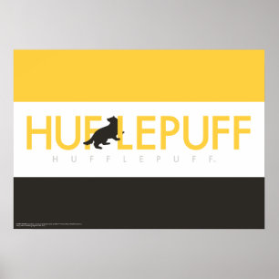 Pôster Harry Potter   Logotipo do Orgulho da Casa Hufflep