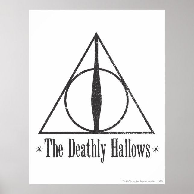 Poster Harry Potter | O Emblema das Relíquias da Morte (Frente)