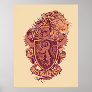 Poster Harry Potter   Pó De Leão Gryffindor