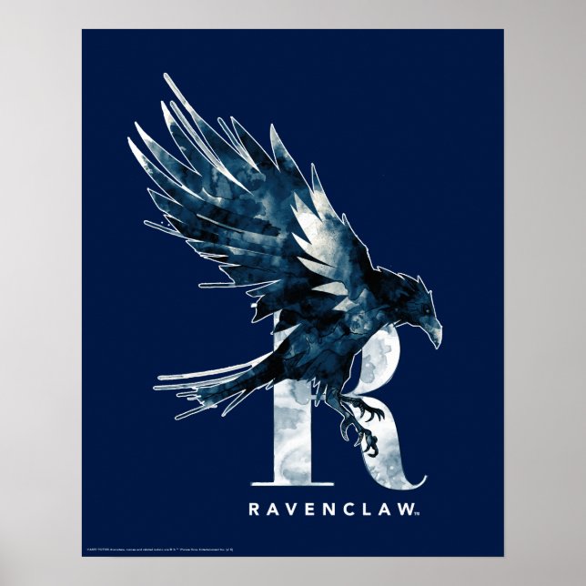 Poster Harry Potter | RAVENCLAW™ Coruja da Ravenclaw em A (Frente)