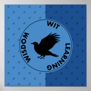 Poster Harry Potter   RAVENCLAW™ Traços para a Casa Gr