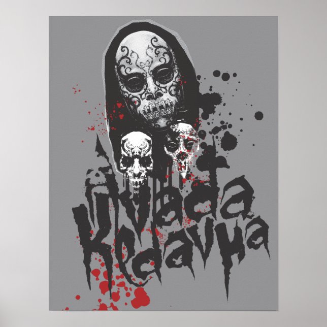 Poster Harry Potter Spell | Death Eater Avada Kedavra (Frente)