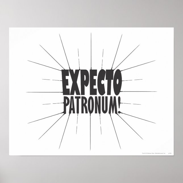 Poster Harry Potter Spell | ESPERA PATRONUM™! (Frente)