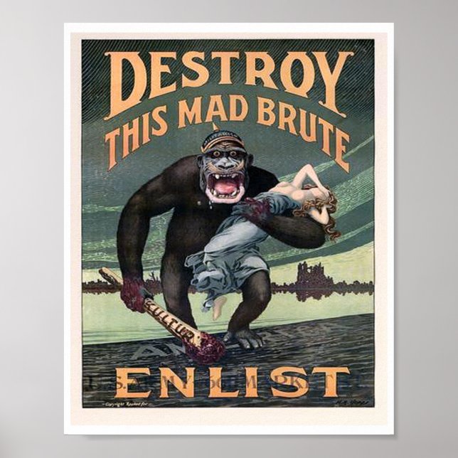 Poster Harry Rhopps Destroy Vintage Art (Frente)