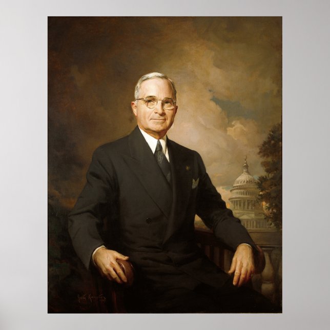 Pôster HARRY S. TRUMAN por Greta Kempton (Frente)