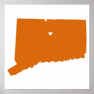 Pôster Hartford, Connecticut Love