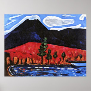 Poster Hartley - Monte Katahdin, Maine, Estados Unidos