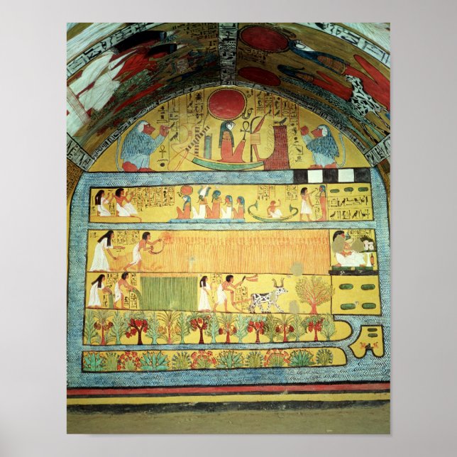 Pôster Harvest Scene on the East Wall (Frente)