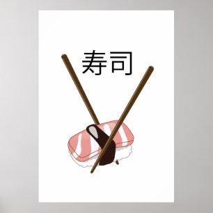 Poster Hashis de Sushi
