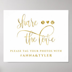Poster Hashtag Compartimento Amor