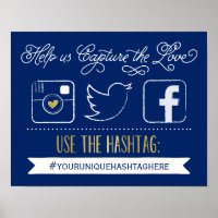 Hashtag de Mídia Social de Quadro Chalkboard | Dec