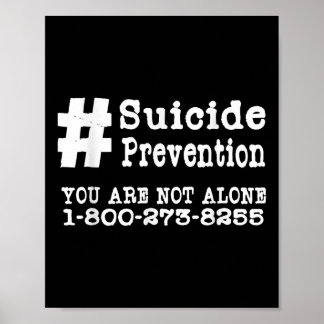 Poster Hashtag Suicida - Saúde Mental
