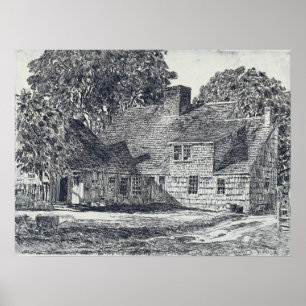 Poster Hassam - Antiga Dominy House Easthampton