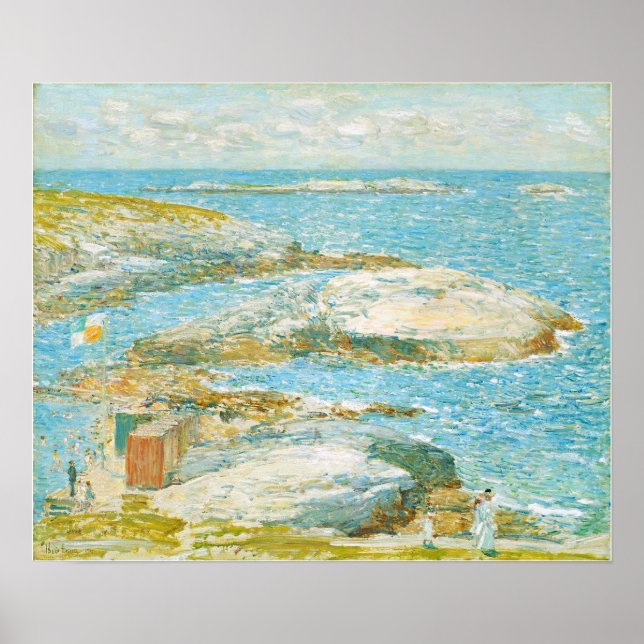 Poster Hassam - Appledore da Piscina Bathing (Frente)