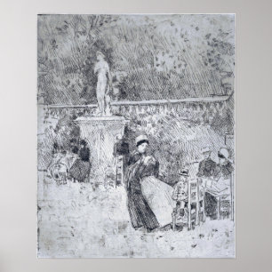 Poster Hassam - Jardim Do Luxemburgo