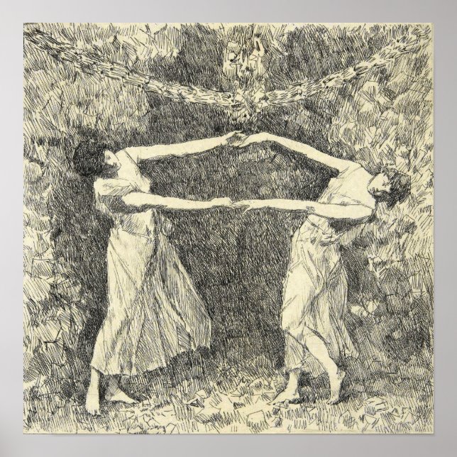 Poster Hassam - Laurel Dance (Frente)