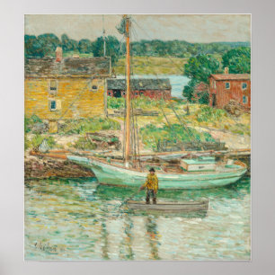 Poster Hassam - Oyster Sloop 1902