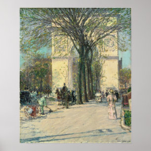 Poster Hassam - Primavera do Washington Arch