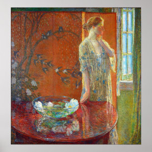 Poster Hassam - Primavera Morning 1909