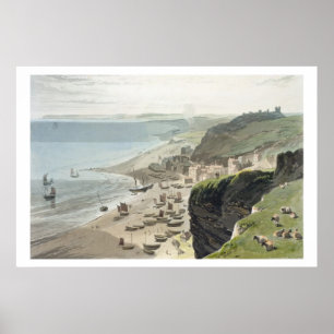 Poster Hastings, do penhasco do leste, 'de uma viagem