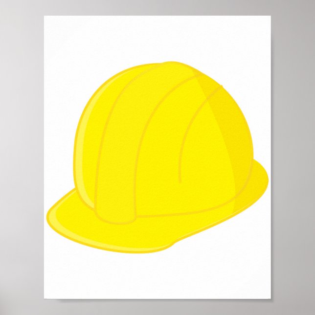 Poster Hat de Construção (Frente)