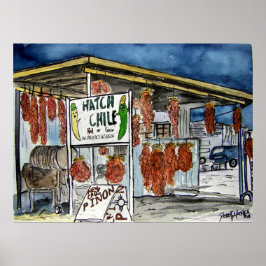 Pôster hatch chili new méxico art